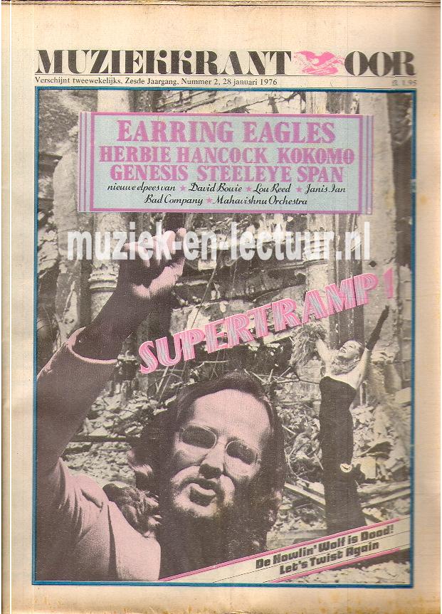 Muziekkrant Oor 1976 nr. 02